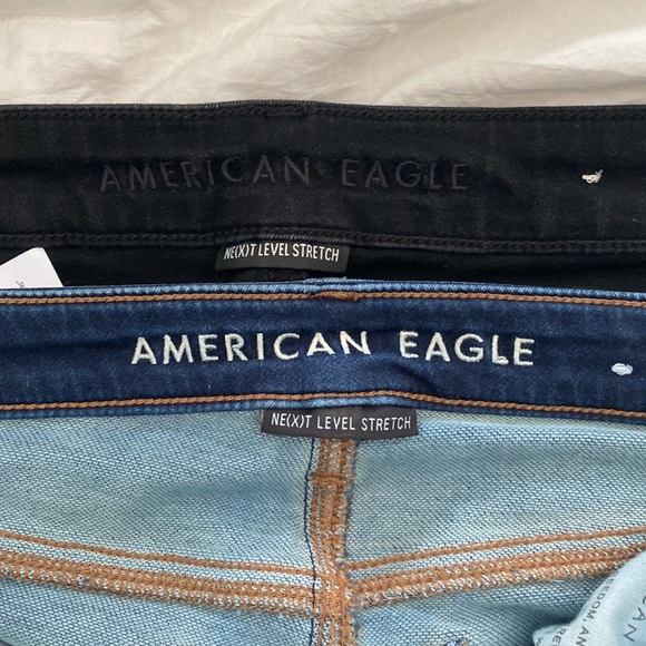 Destroyed American Eagle High rise Jeggings bundle - Picture 2 of 8